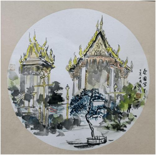 【群文艺术空间•微展厅第二十二期】赴泰国民族文化交流艺术采风汇